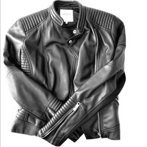 Zara faux leather jacket